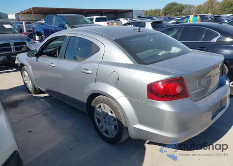 2014 Dodge Avenger Se from USA, damaged, VIN 1C3CDZAG5EN218063